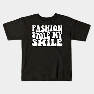 Groovy Fashion Stole My Smile Kids T-Shirt